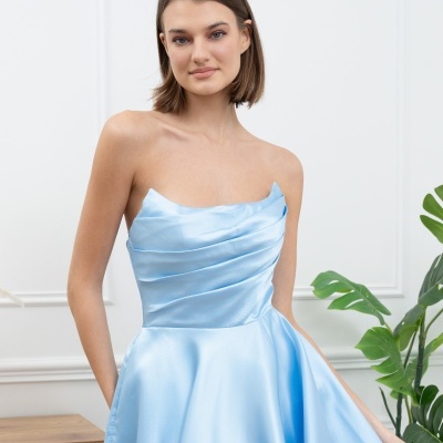 Vestido "Laura" Azul Claro Vestido "Laura" Azul Claro