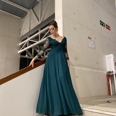 Vestido "Letícia" TG Verde Garrafa