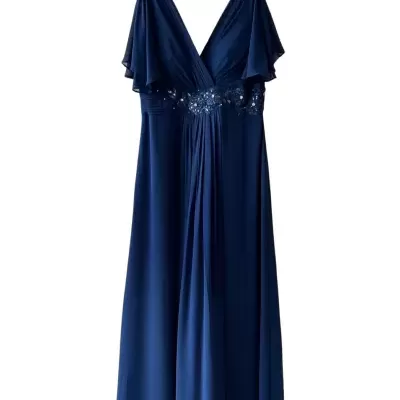 Vestido "Melanie" TG Azul Marinho