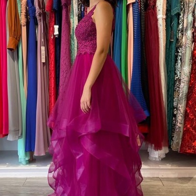 Vestido "Sabrina" Borgonha