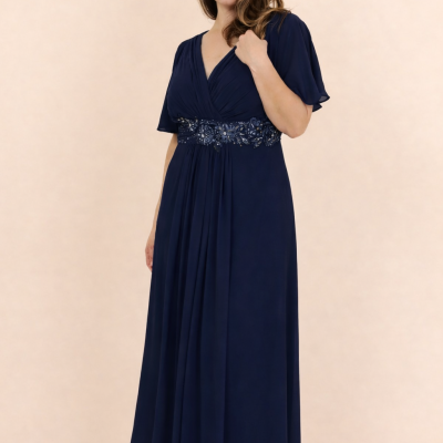 Vestido "Melanie" TG Azul Marinho