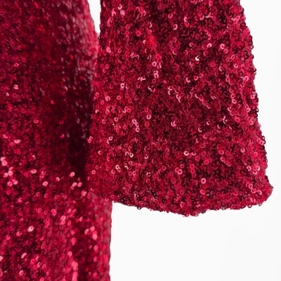 Vestido Lantejoulas c/ Laço costas