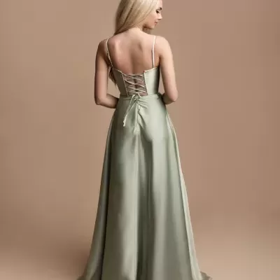 Vestido "Evelyne" Verde Menta