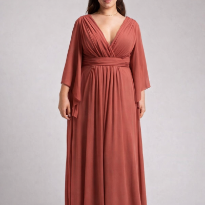 Vestido Madalena TG - Rosa Indiano