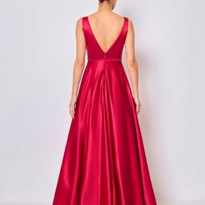 Vestido "Dânia" TG Vermelho Cereja