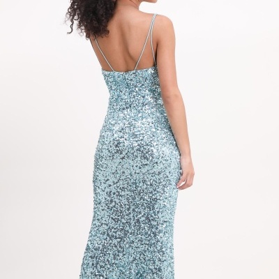 Vestido R1865 Azul Céu