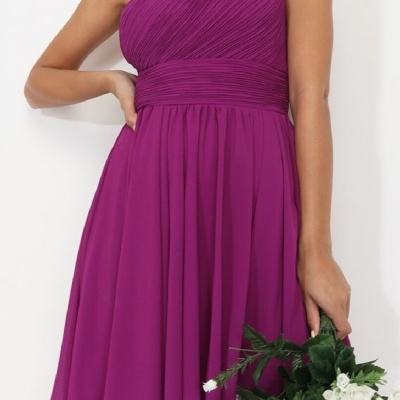 Vestido Cátia Curto Violeta