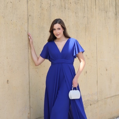 Macacão/Vestido "Louise " - Azulão