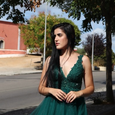 Vestido "Sabrina" Verde Garrafa