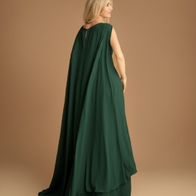 Vestido "ROMELIA" - Verde Garrafa