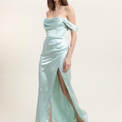 Vestido Cindy "Verde Água"