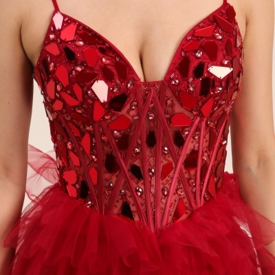 Vestido 882007 Bordô