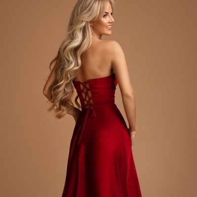 Vestido Elisabeth - Vermelho Cereja