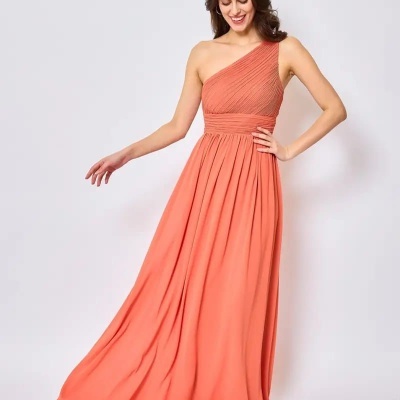 Vestido "Paula" Terracota