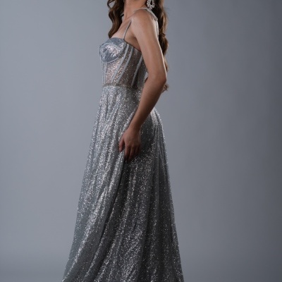 Vestido "Dora" Prateado