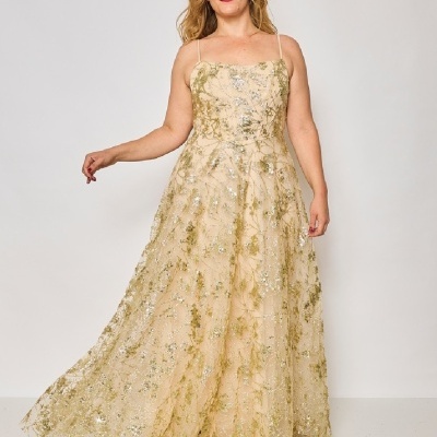Vestido Lena TG - Dourado