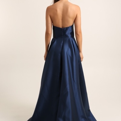 Vestido "Laura" Azul Marinho