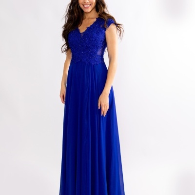 Vestido "Matilde" - Azulão