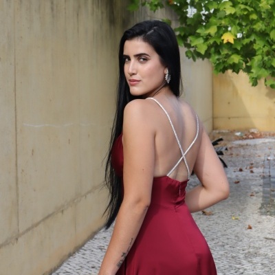 Vestido DAPHNE - Bordô