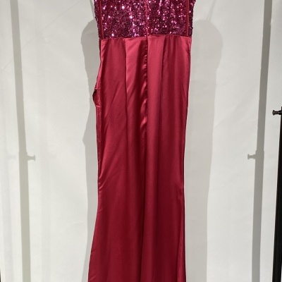 Vestido "Helena" Fushia