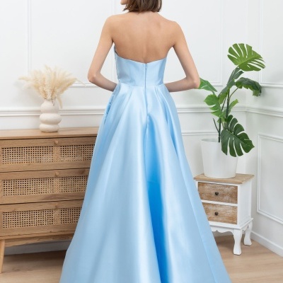 Vestido "Laura" Azul Claro Vestido "Laura" Azul Claro