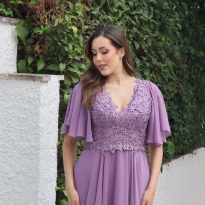 Vestido "Andreia" TG Lavanda