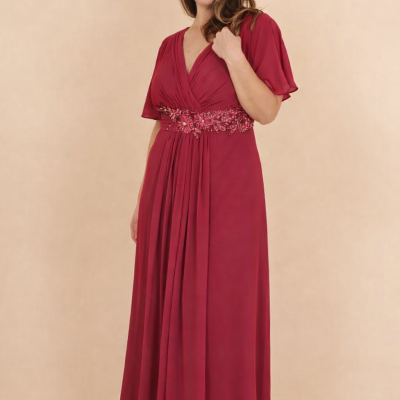 Vestido "Melanie" TG Borgonha