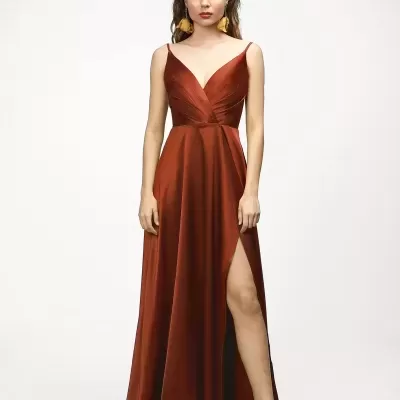 Vestido Maeva - Terracota