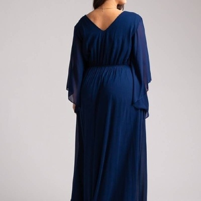 Vestido Madalena TG - Azul Marinho