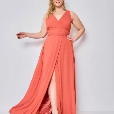 Vestido CARINE TG - Terracota