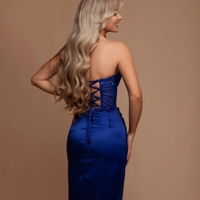 Vestido "Rose" Azulão