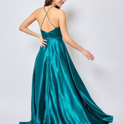 Vestido Doriane - Petróleo