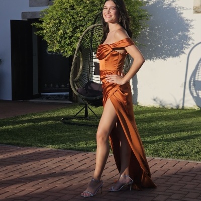 Vestido "Cindy" Terracota