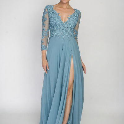 Vestido "Letícia" Verde Menta