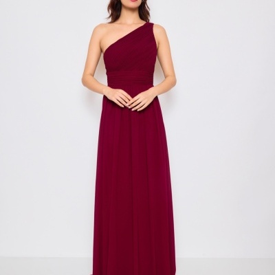 Vestido Elsie - Bordô