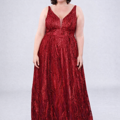 Vestido Elina TG - Bordô