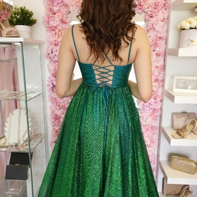 Vestido "Anastasia" Verde Garrafa