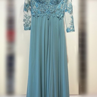 Vestido "Letícia" Verde Menta