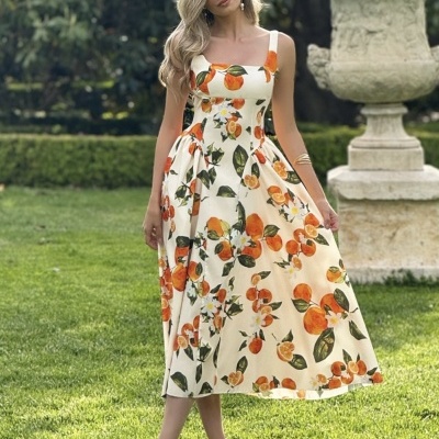 Vestido Laranjas T.U.