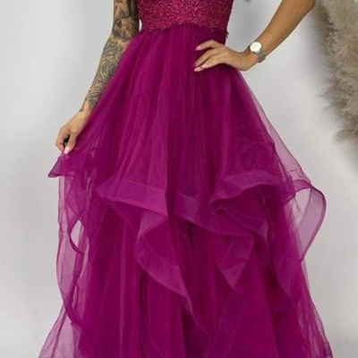 Vestido "Sabrina" Borgonha