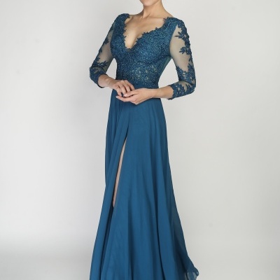 Vestido "Letícia" Petróleo TG