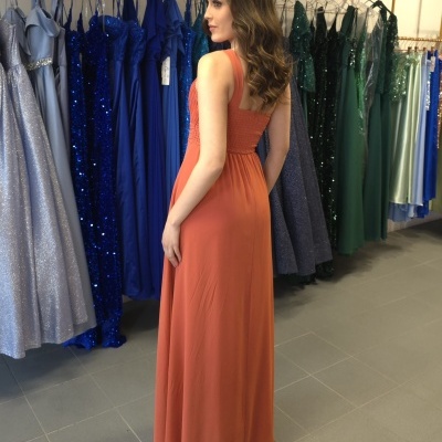 Vestido "Paula" Terracota