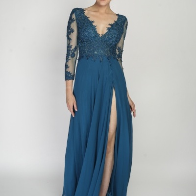 Vestido "Letícia" Verde Menta