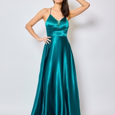 Vestido Doriane - Petróleo