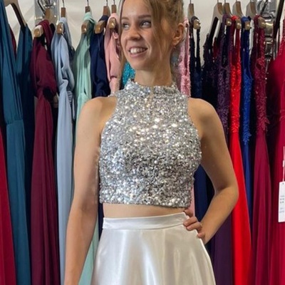 Top "Carlota" Prateado