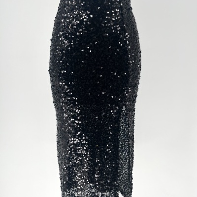 Saia Midi Lantejoulas 3018