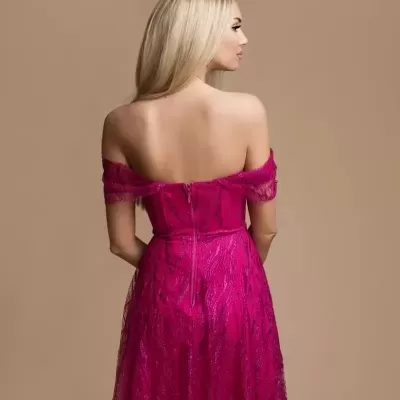 Vestido "Rachel" Fushia Vestido "Rachel" Fushia
