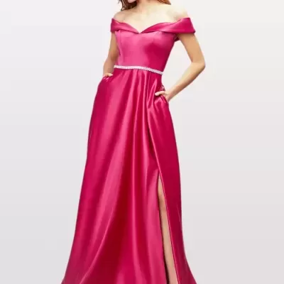 Vestido "Áurea" Fushia