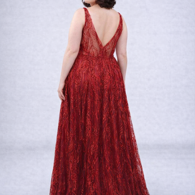 Vestido Elina TG - Bordô