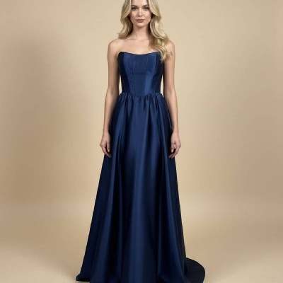 Vestido "RUBY" - Azul Marinho